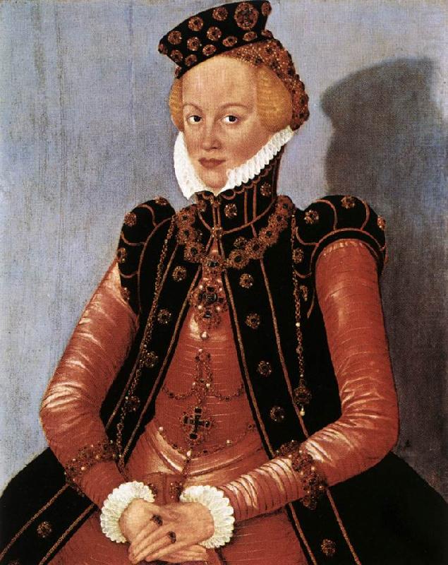 CRANACH, Lucas the Younger Portrait of a Woman sdgsdftg china oil painting image